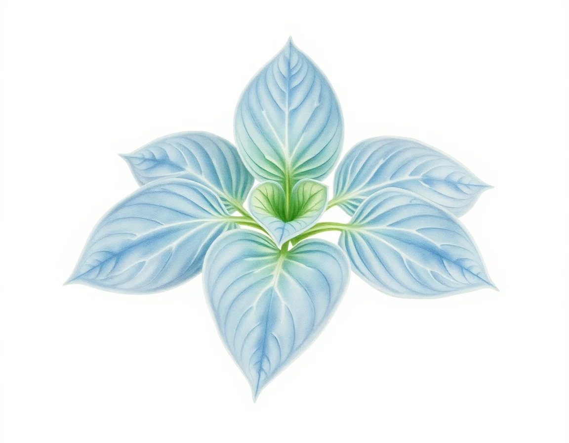 Hosta 'Abiqua Blue Hearts'