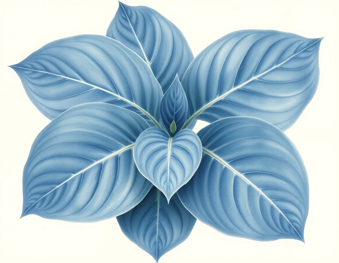 Hosta 'Abiqua Blue Shield'