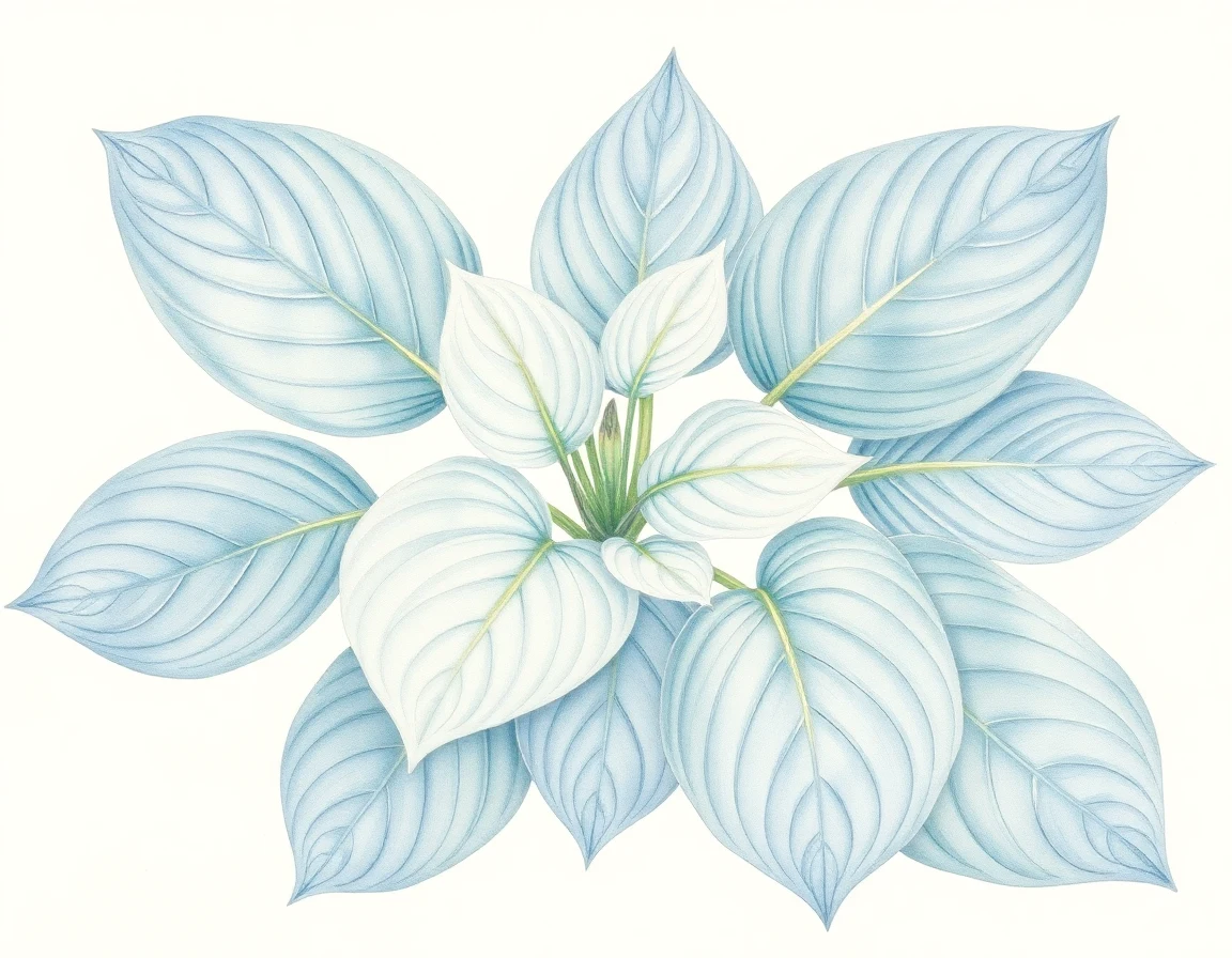 Hosta 'Academy Cratered Blue'