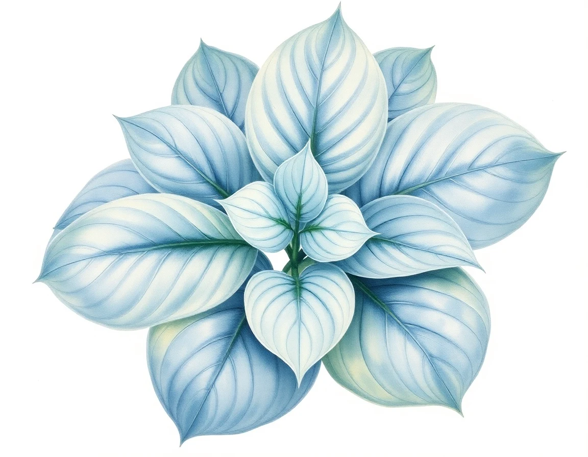 Hosta 'Alice Blue Gown'