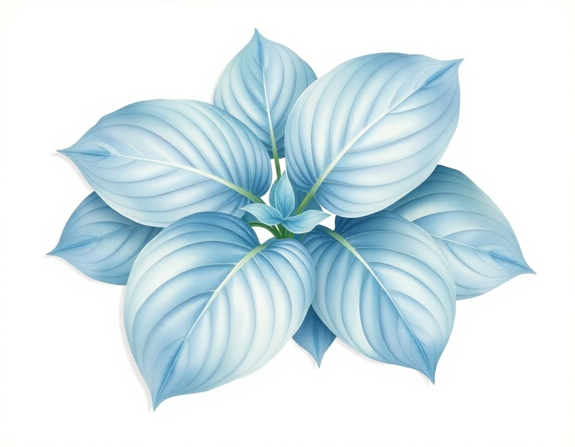 Hosta 'Angel Harp Strings'