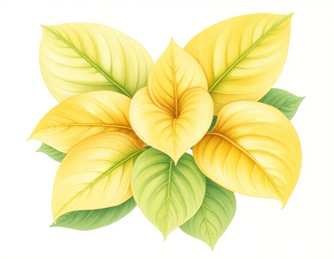 Watercolor illustration of Hosta 'Bill Brincka'