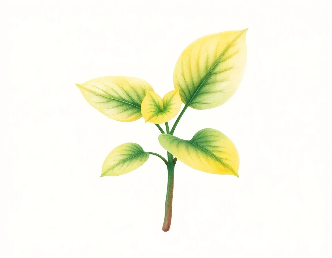 Watercolor illustration of Hosta 'Carl A. Francis'