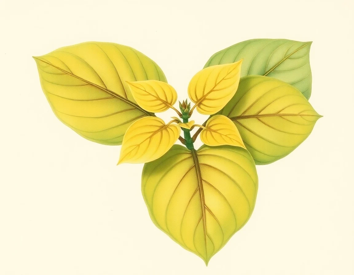 Watercolor illustration of Hosta 'Carolina Keepsake'