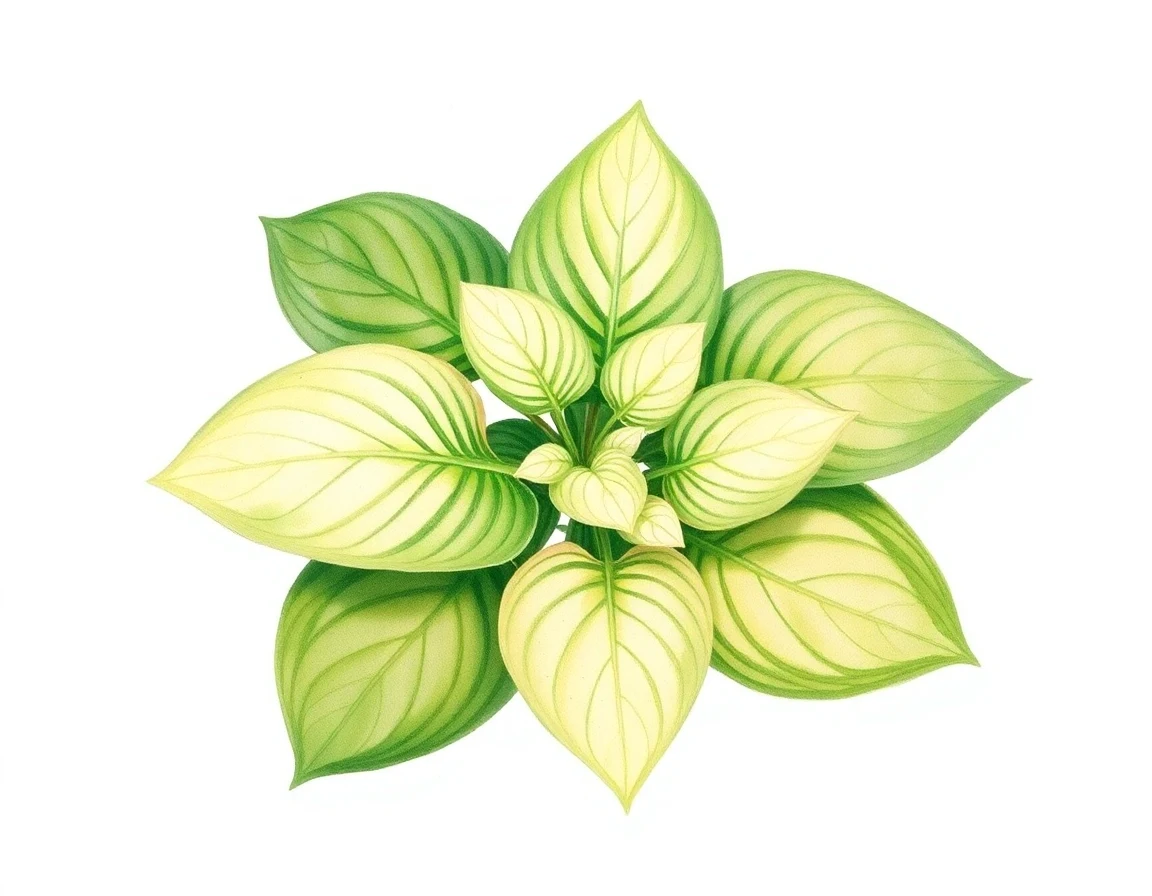 Hosta 'Colored Hulk'