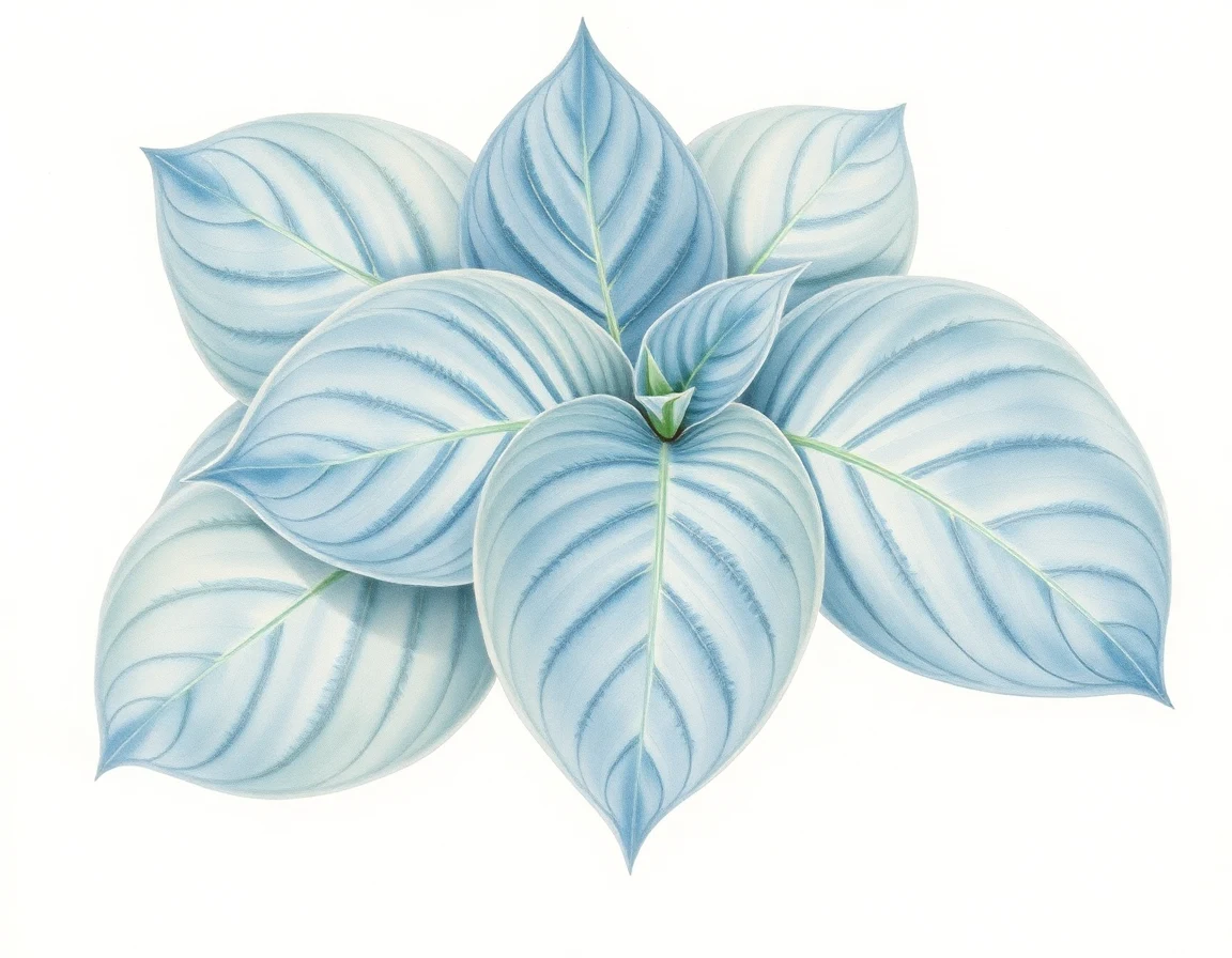 Hosta 'Fickle Blue Genes'