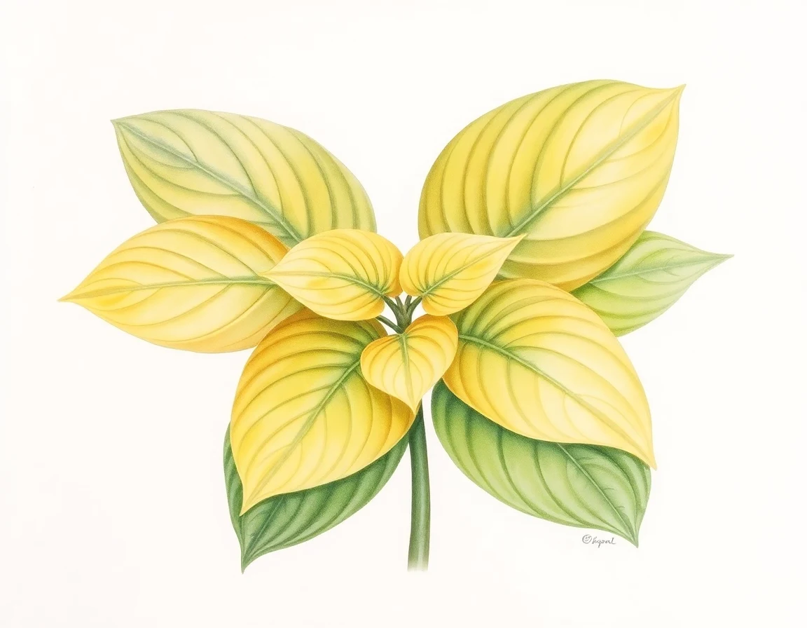 Hosta 'Golden Cascade'