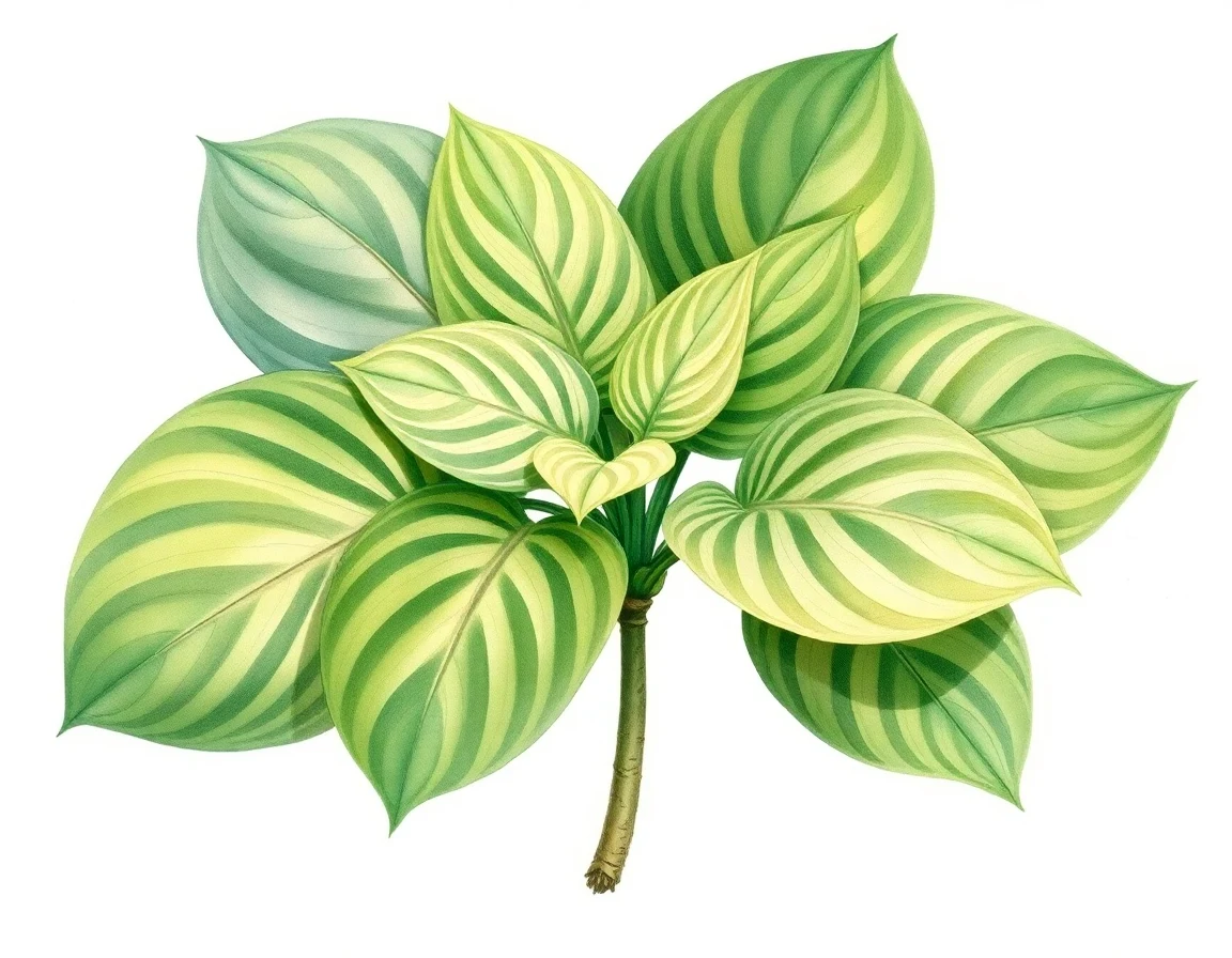 Hosta 'Gray Streaked Squiggles'