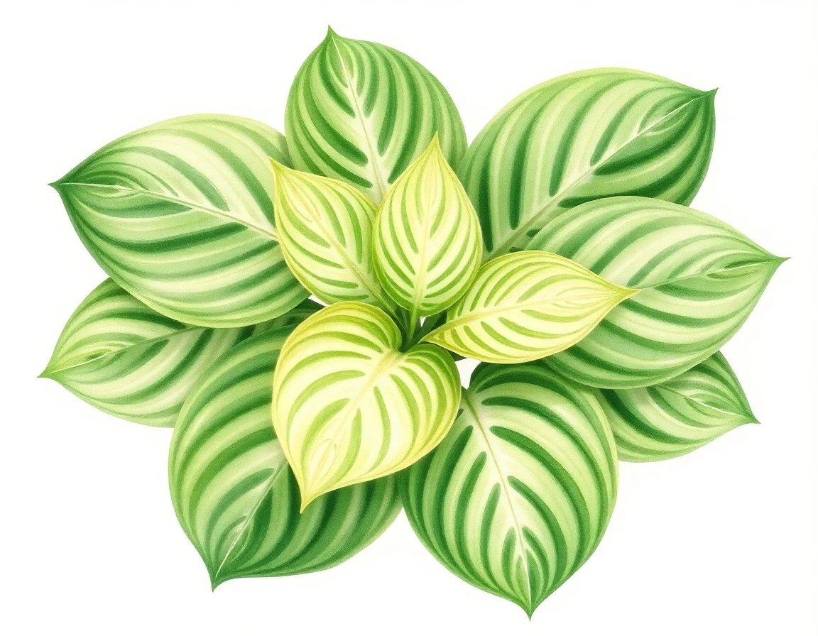Hosta 'Green Furrows'