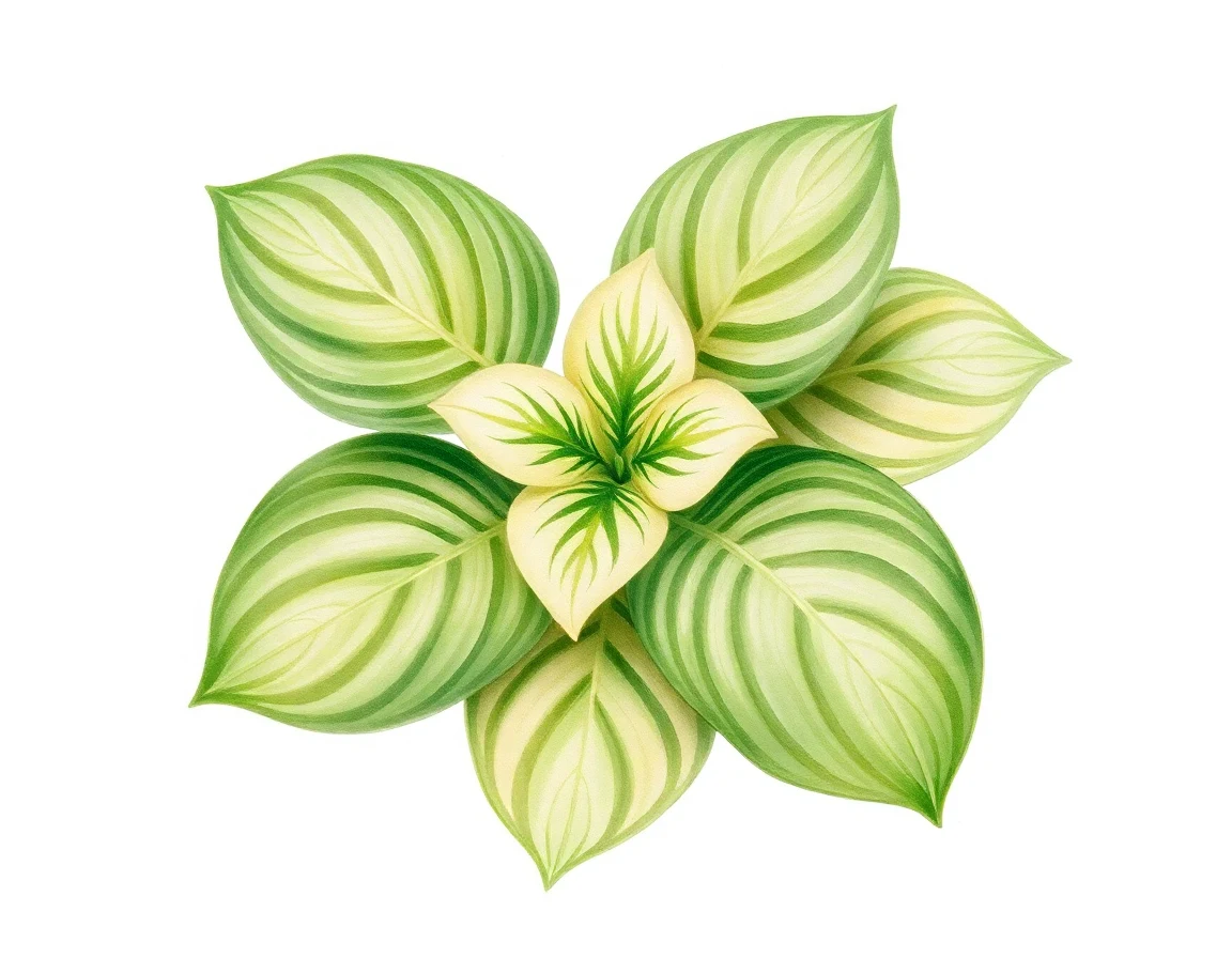 Hosta 'Green Wiggles'