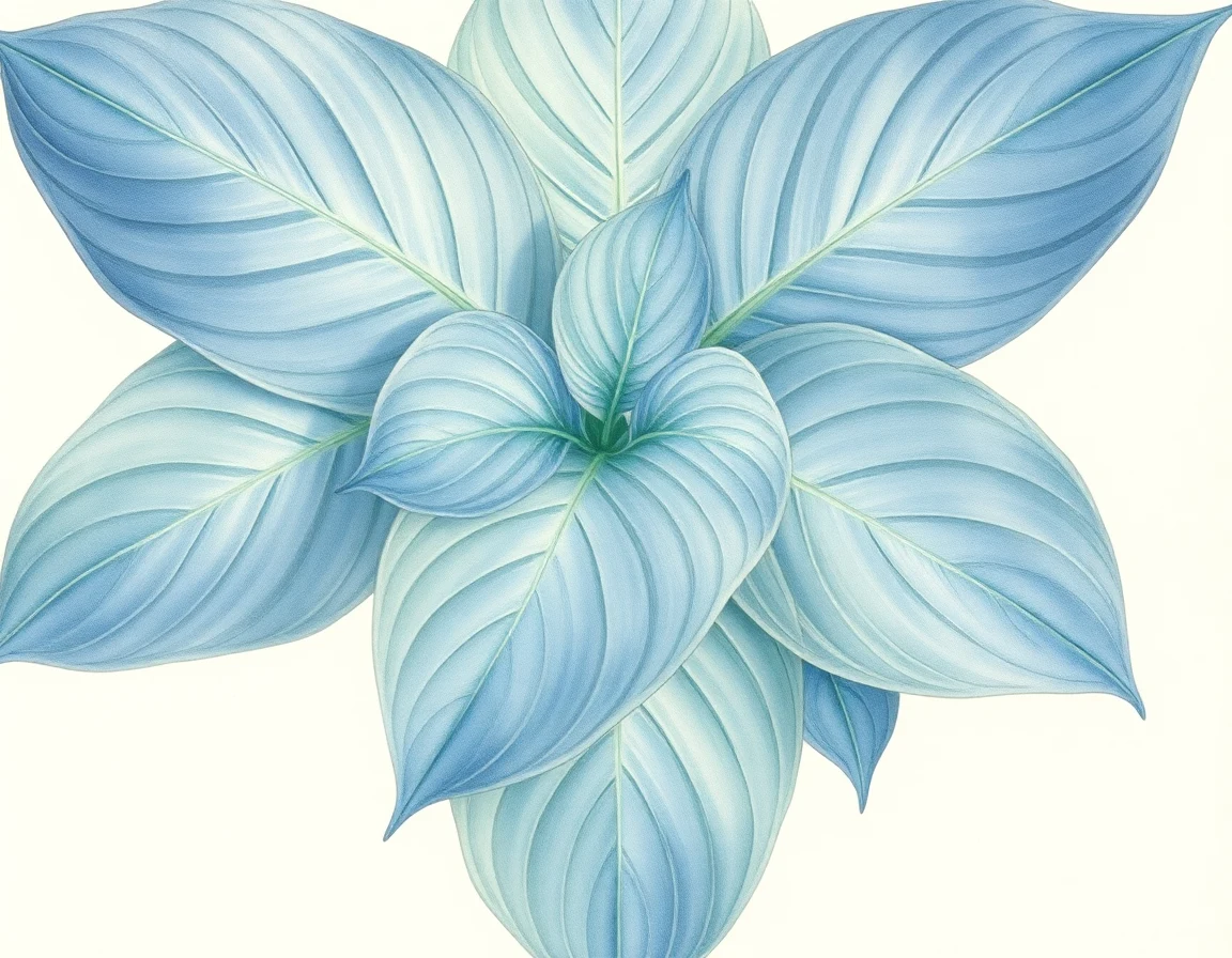 Hosta 'Hairline Fracture'