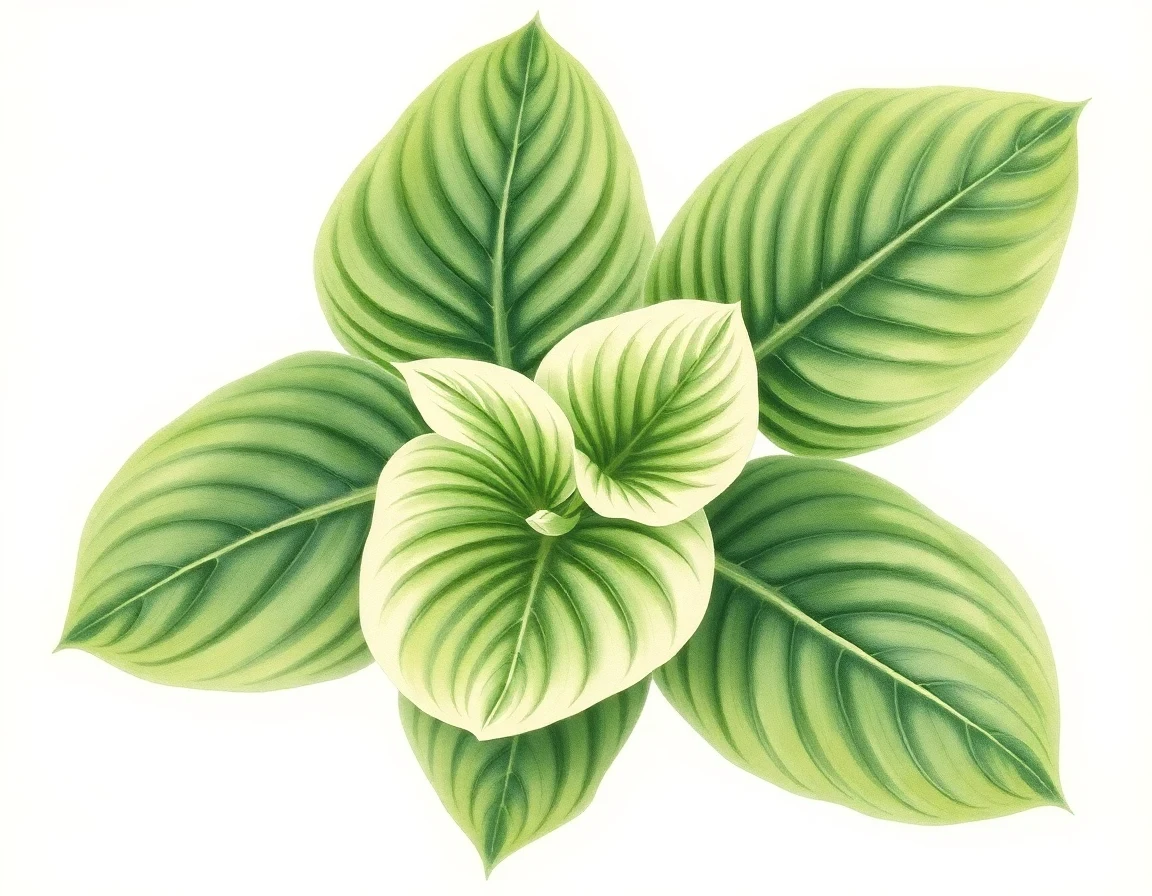Hosta 'Hearts on Fire'