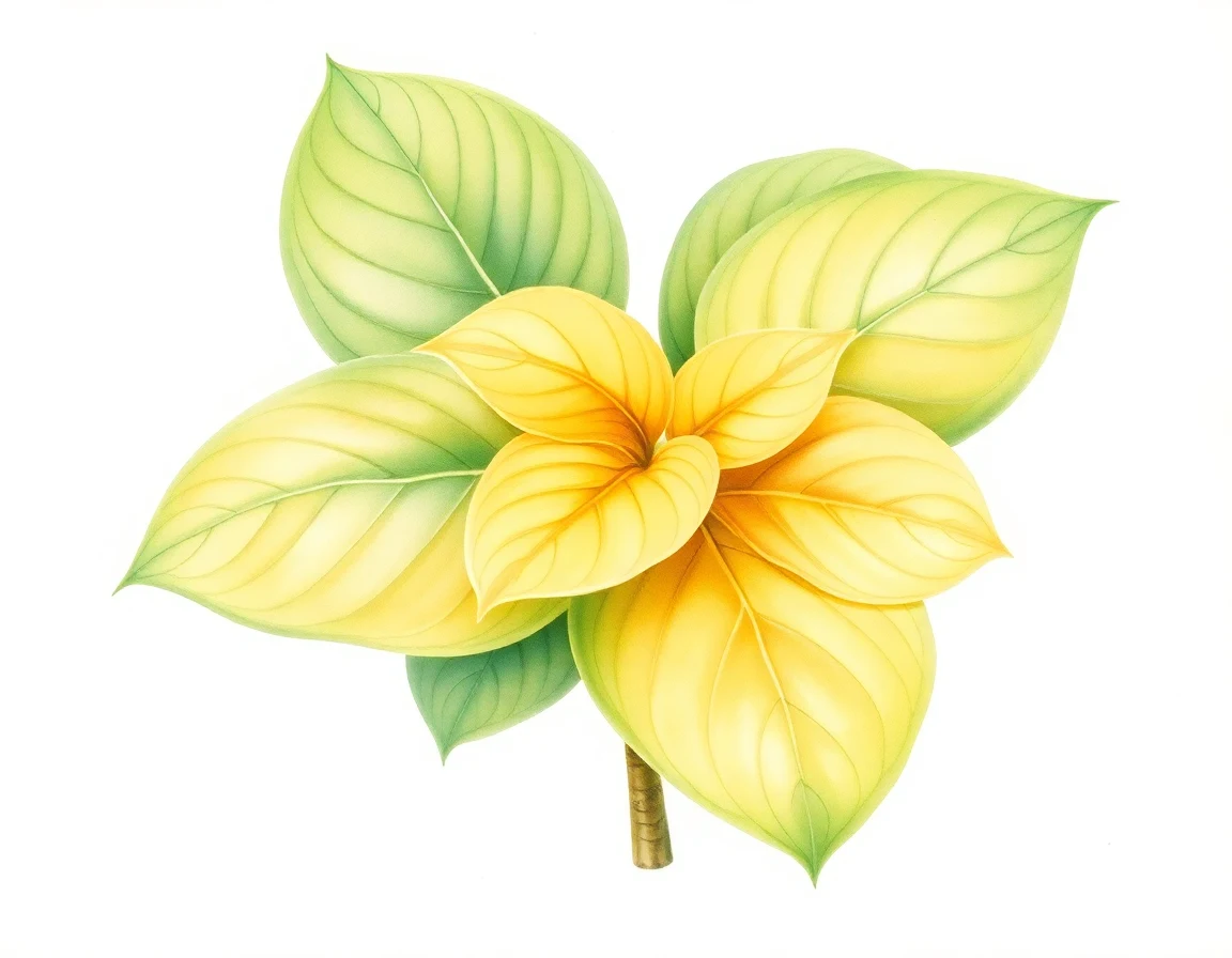 Hosta 'Holly's Green and Gold'