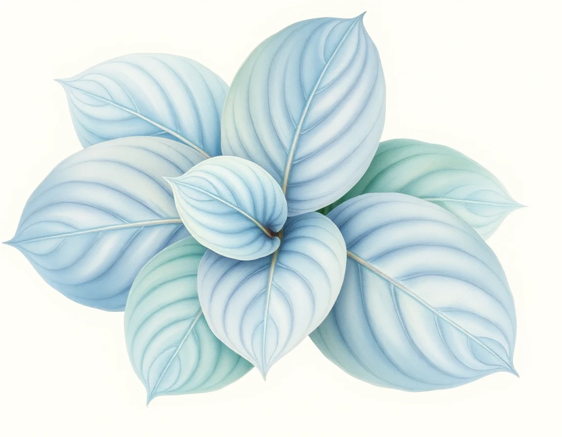 Hosta 'Honey Hill Stainless Steel'