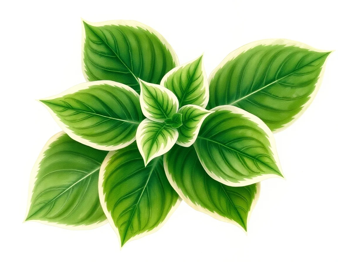 Hosta 'Hot Lips'