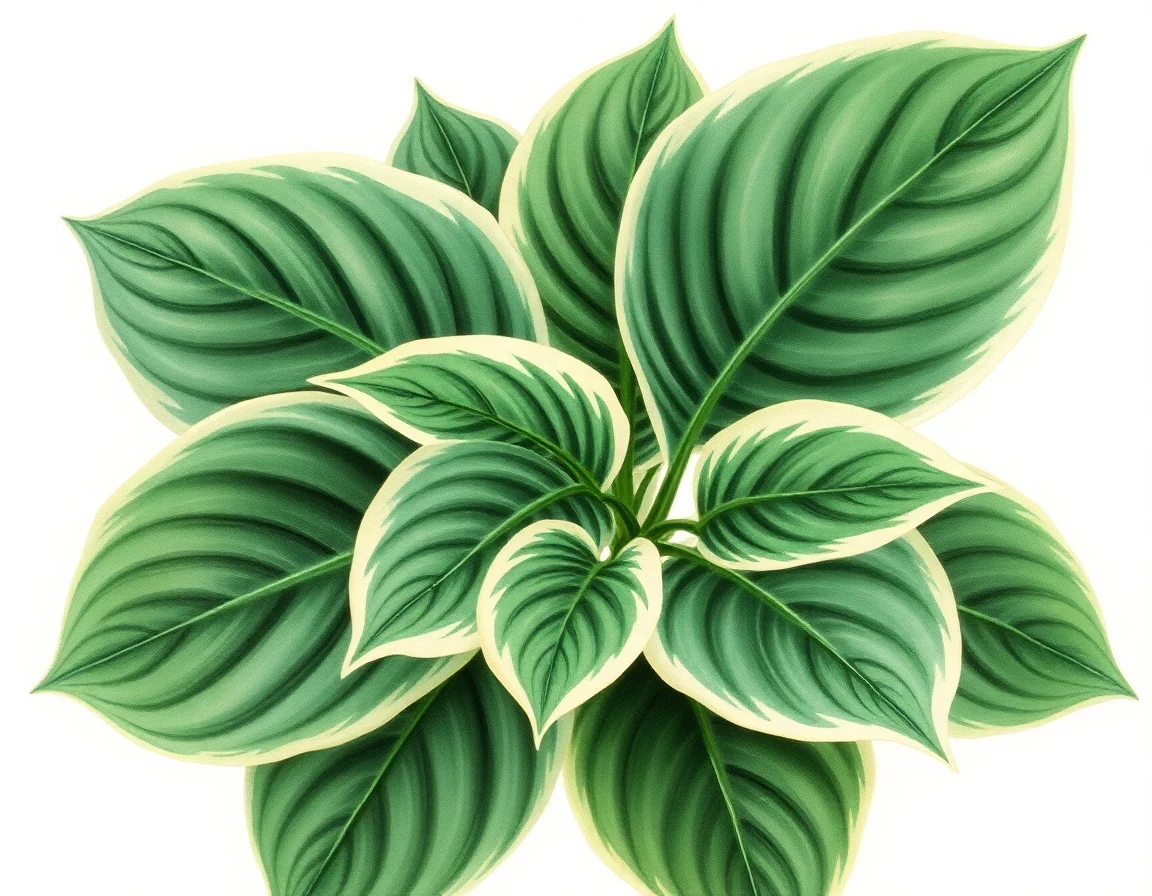 Hosta 'Ivory Necklace'