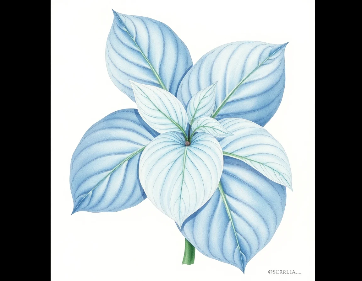 Hosta 'Jelly Roll Blues'