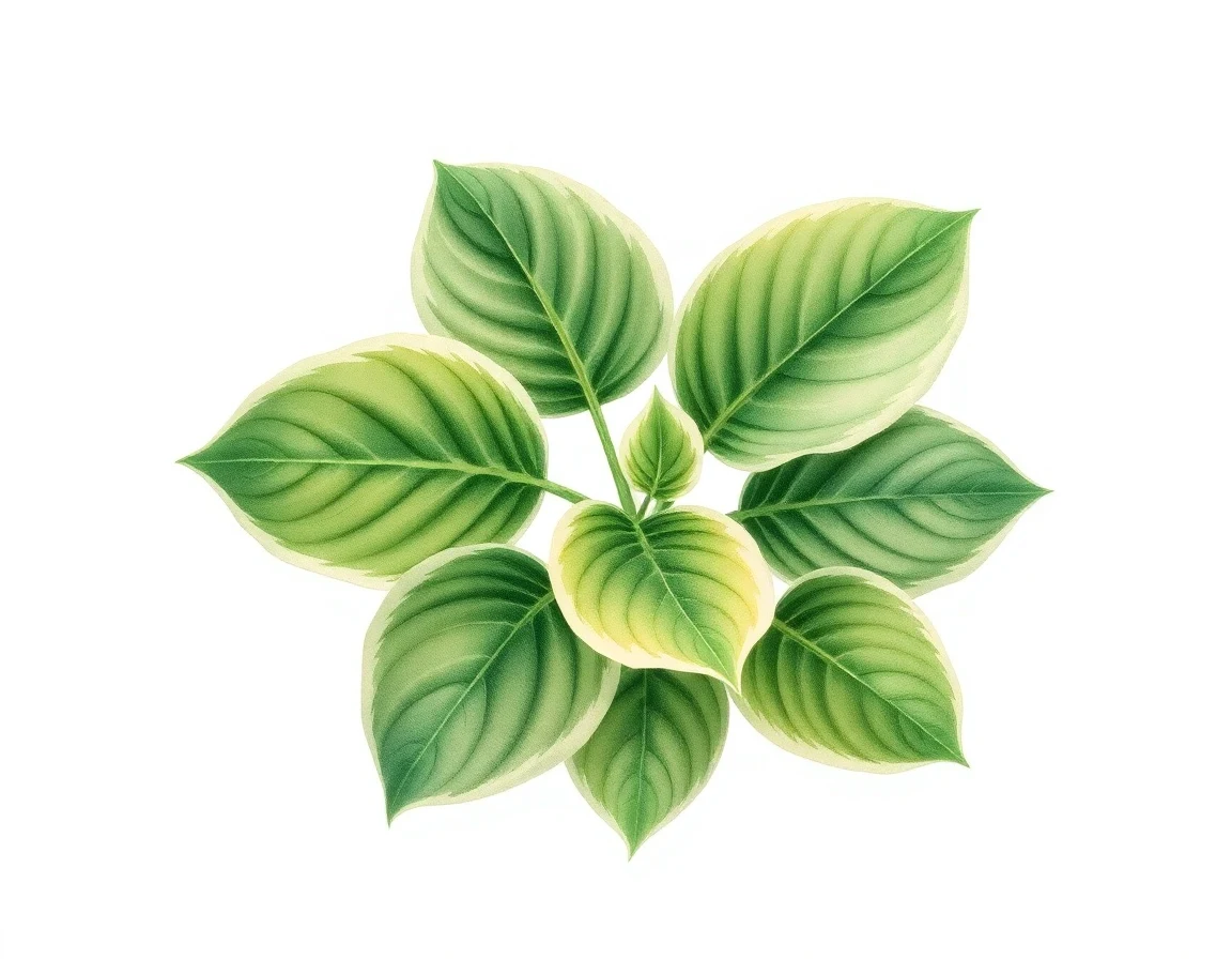 Hosta 'Jumpin' Jack Flash'