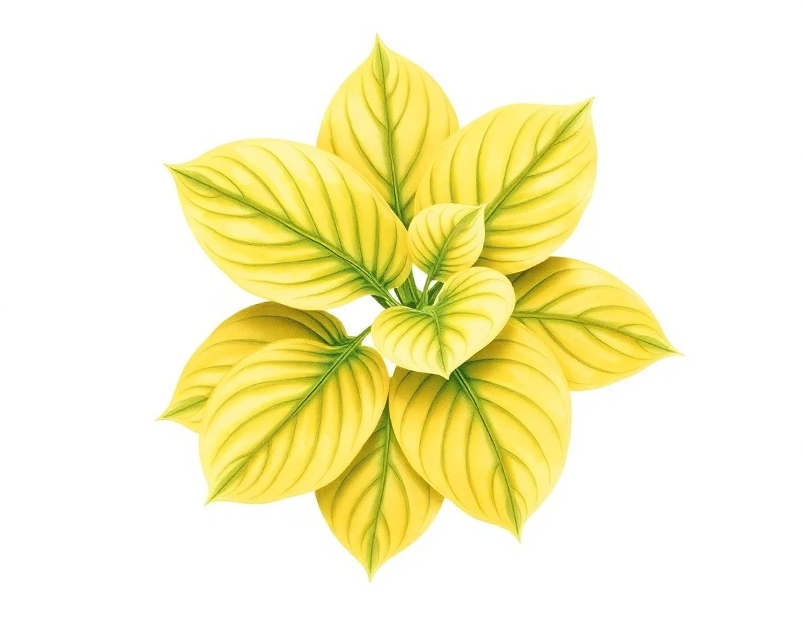 Hosta 'Lakeside Blushing Gold'