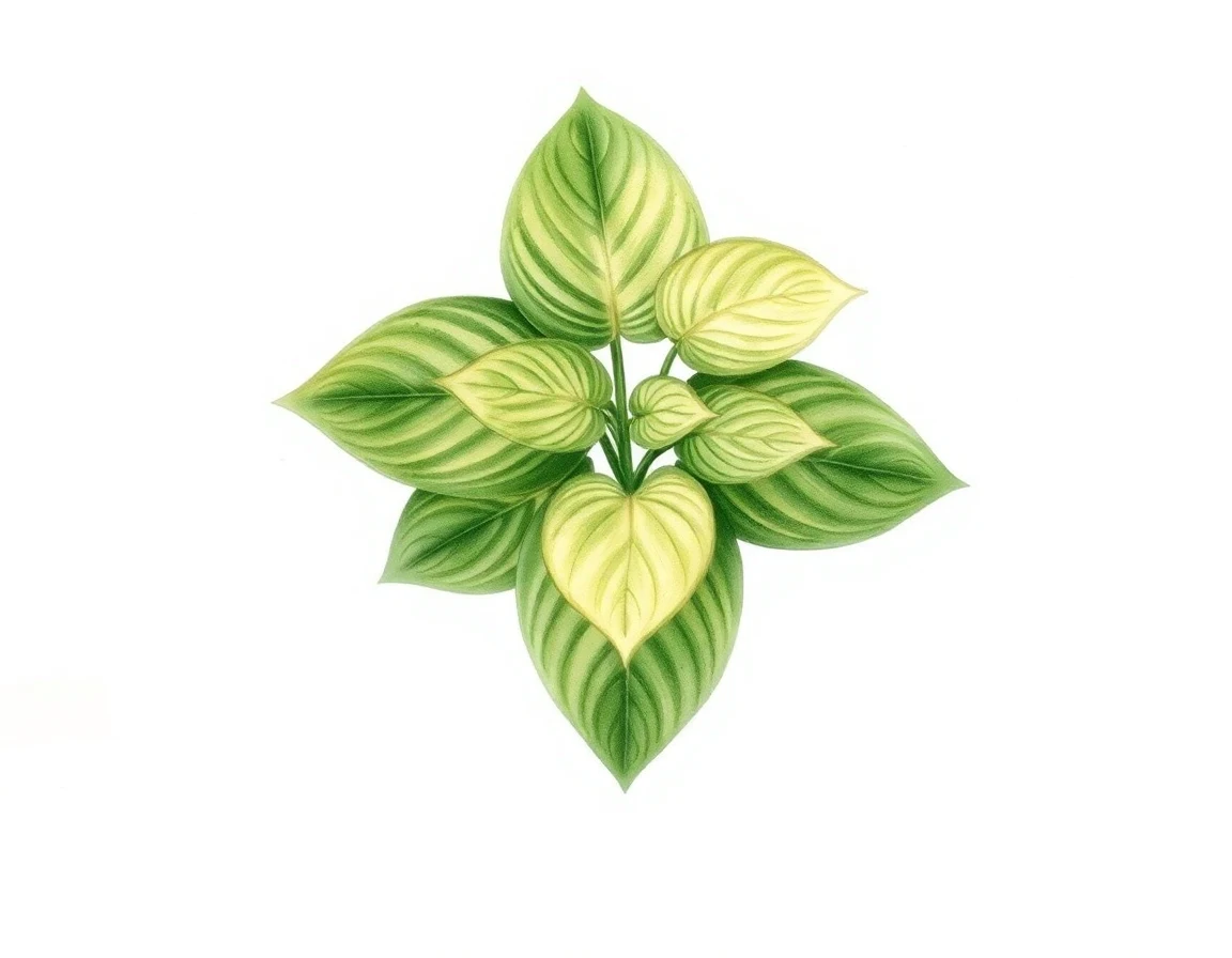 Hosta 'Little Red Rooster'