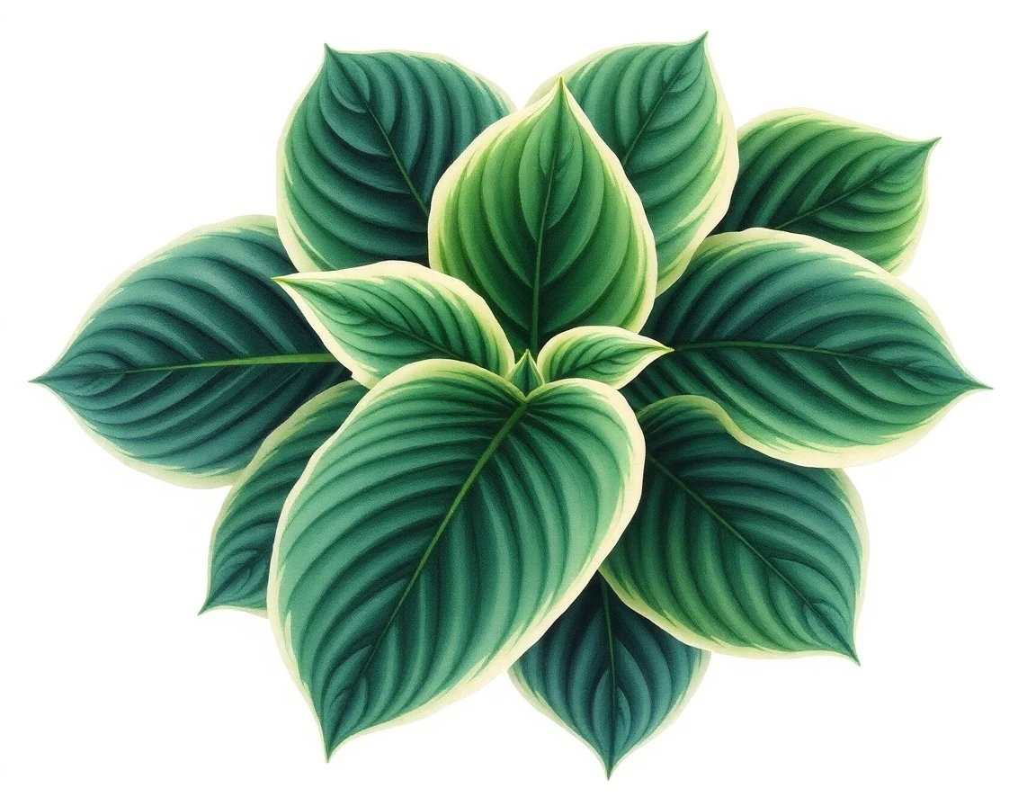 Hosta 'Mademoiselle'