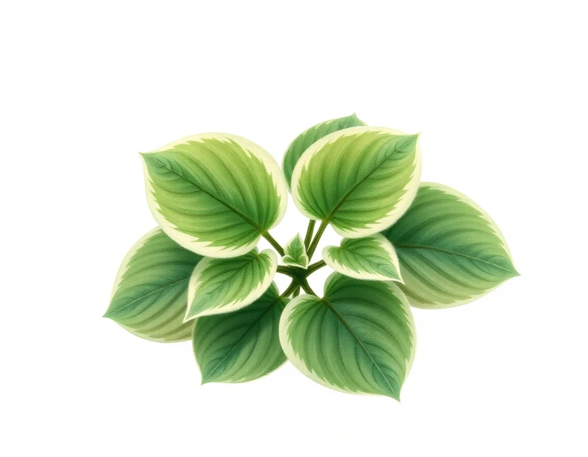 Hosta 'Marble Rim'