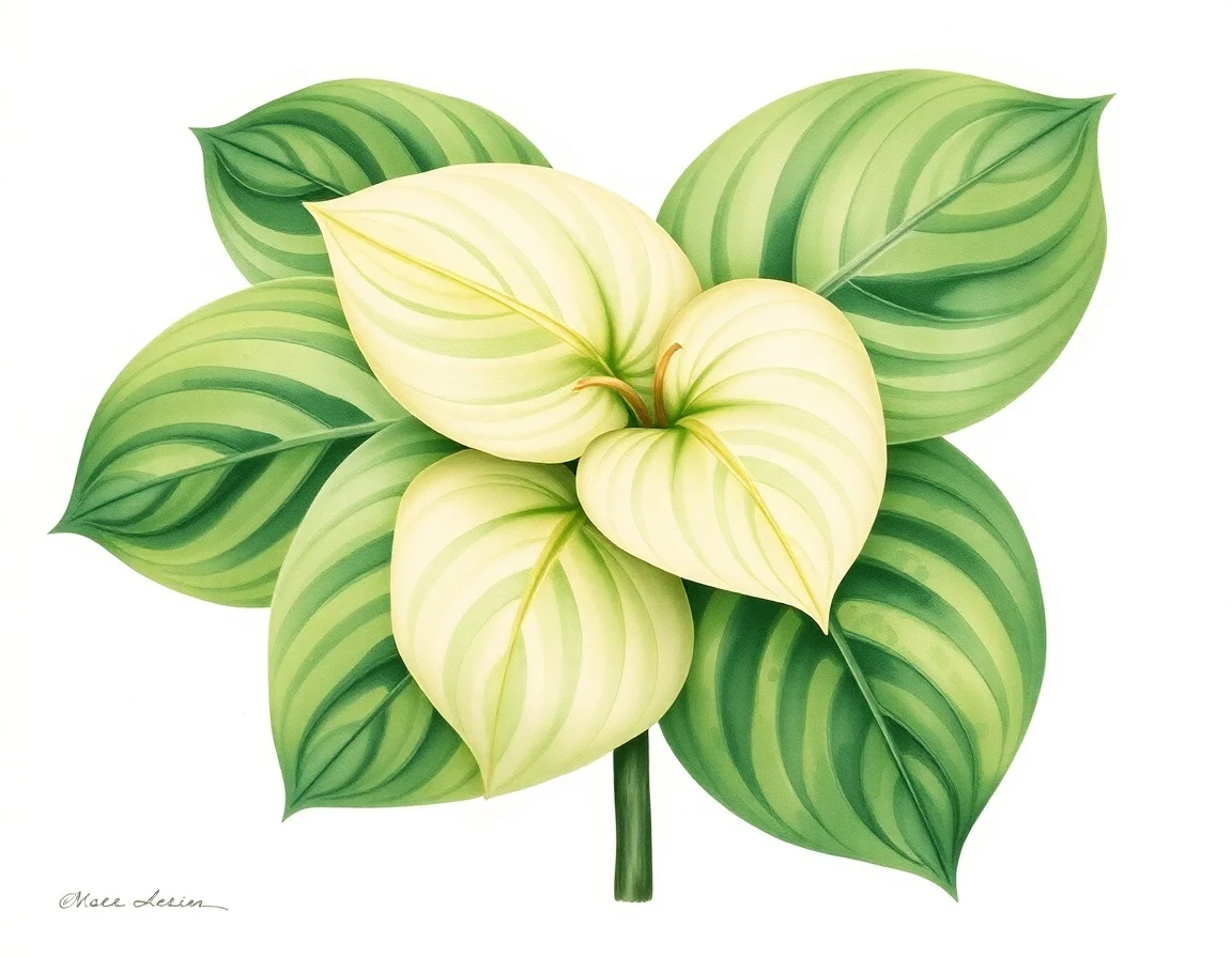 Hosta 'Marbled Bouquet'