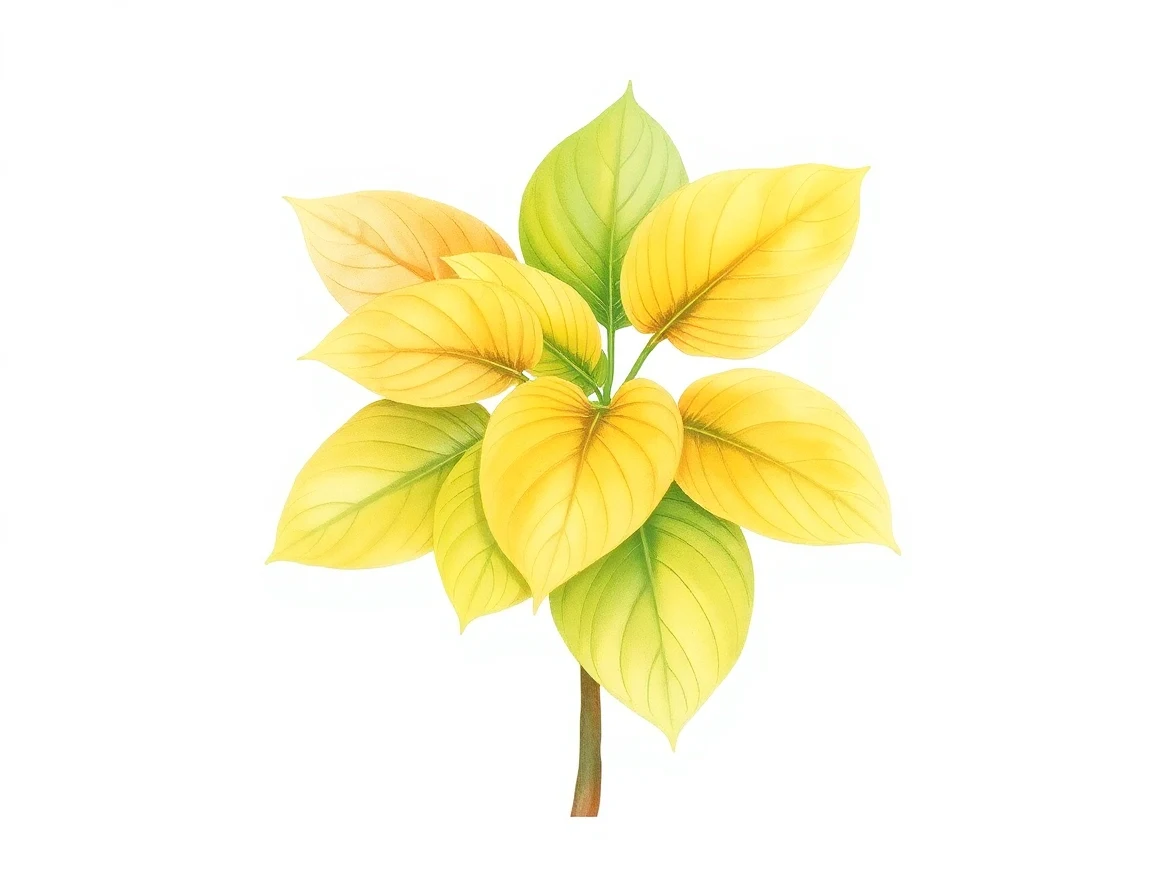 Watercolor illustration of Hosta 'Nancy Lindsay'