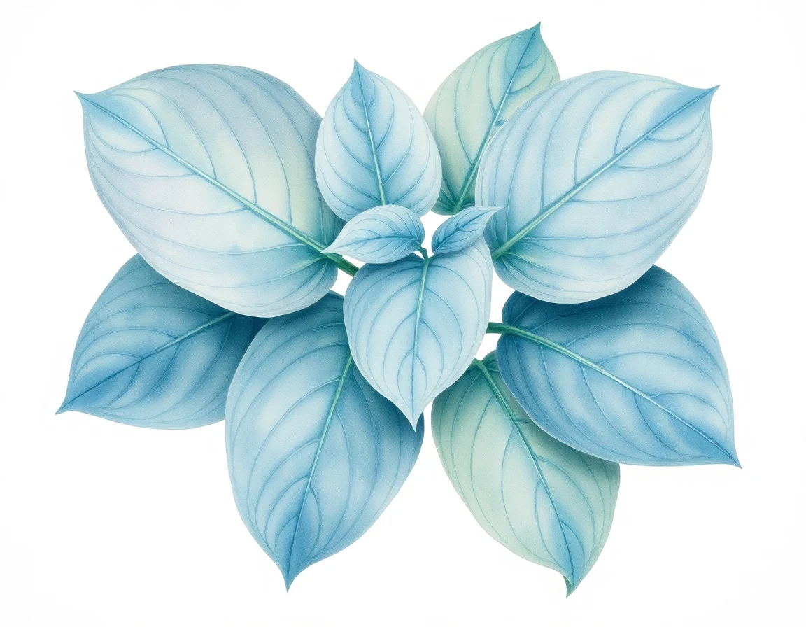 Hosta 'NYPD Blue'