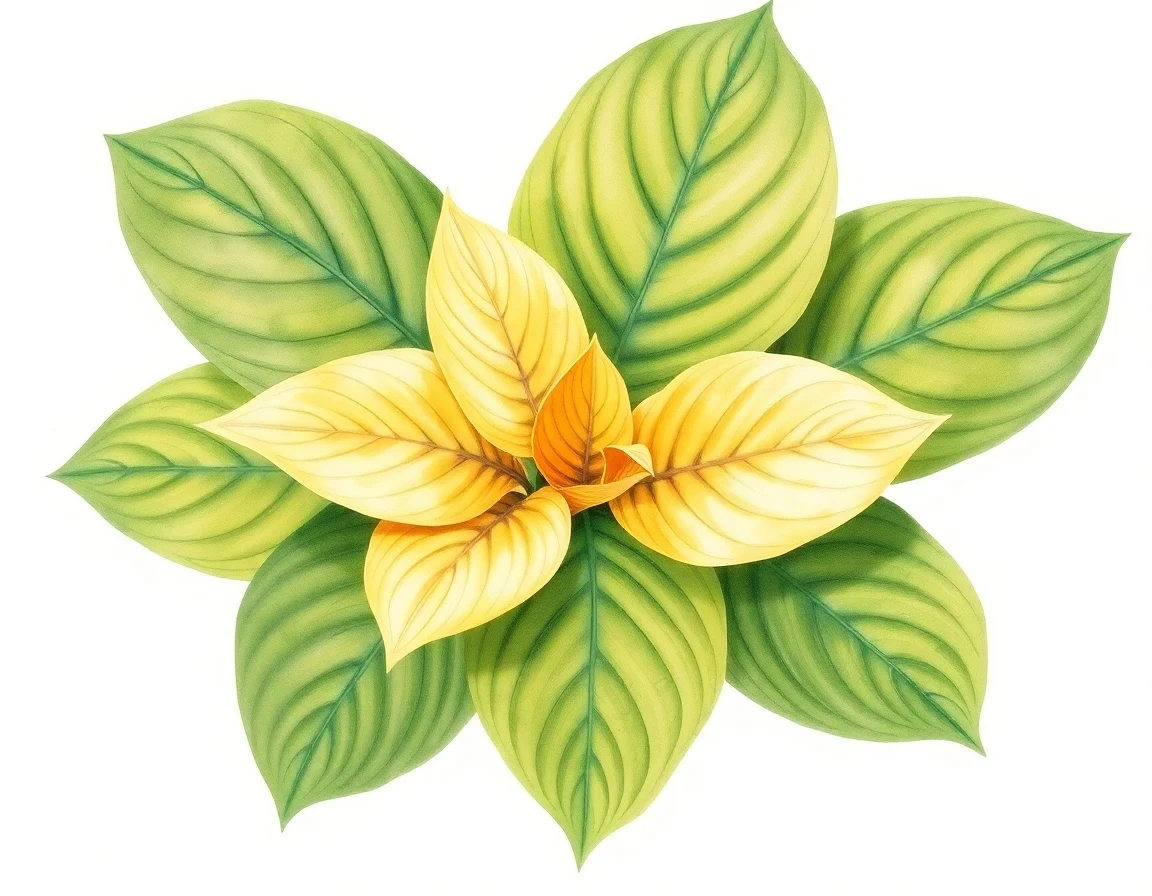 Hosta 'PAL's Plymouth Rock'