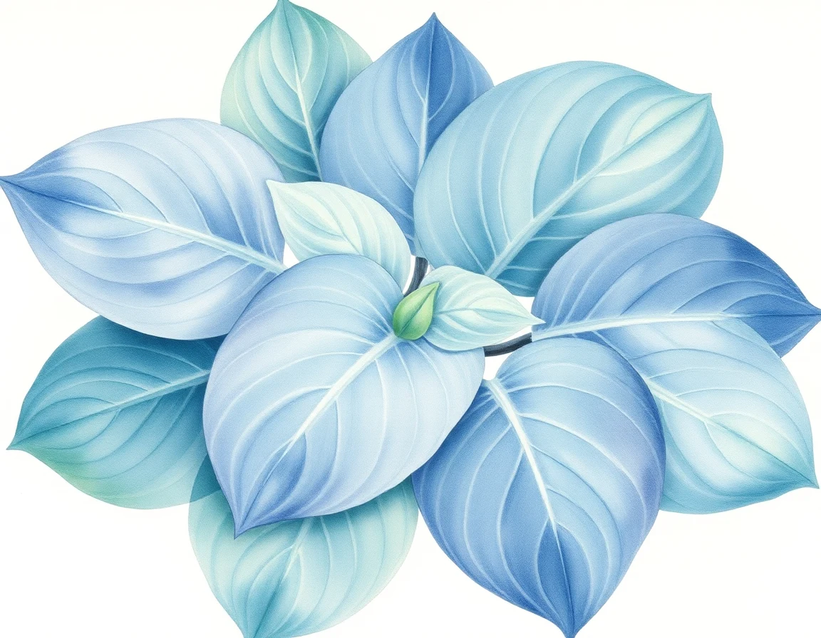 Hosta 'Peacock Feathers'