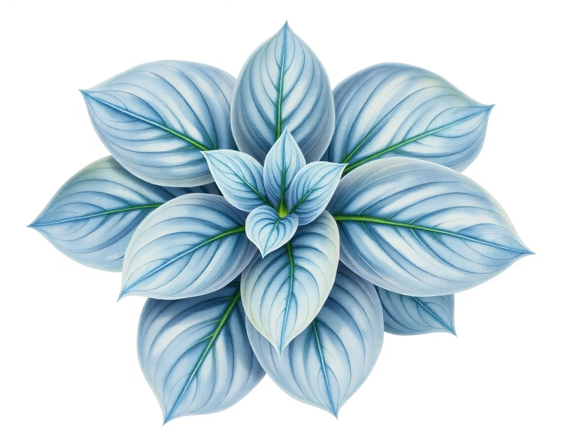 Hosta 'Pewter Platter'