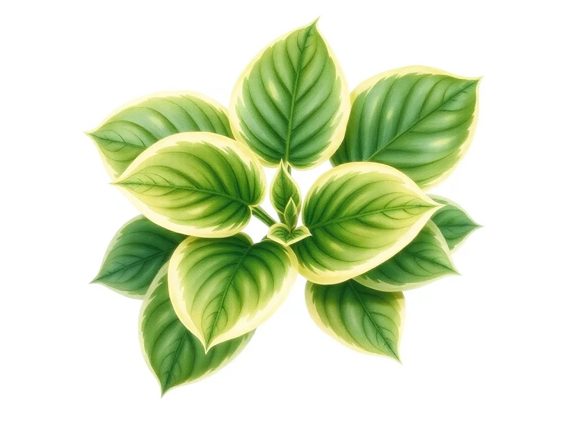 Hosta 'Ribbon Candy'