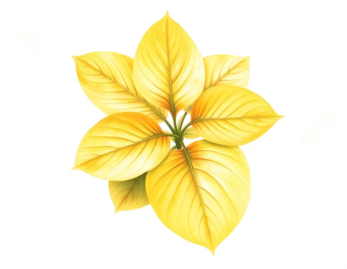 Watercolor illustration of Hosta 'Rosedale Robert Hackbarth'
