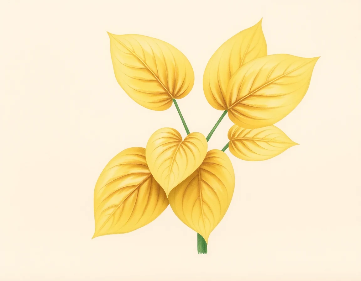 Watercolor illustration of Hosta 'Rosedale Viagra'