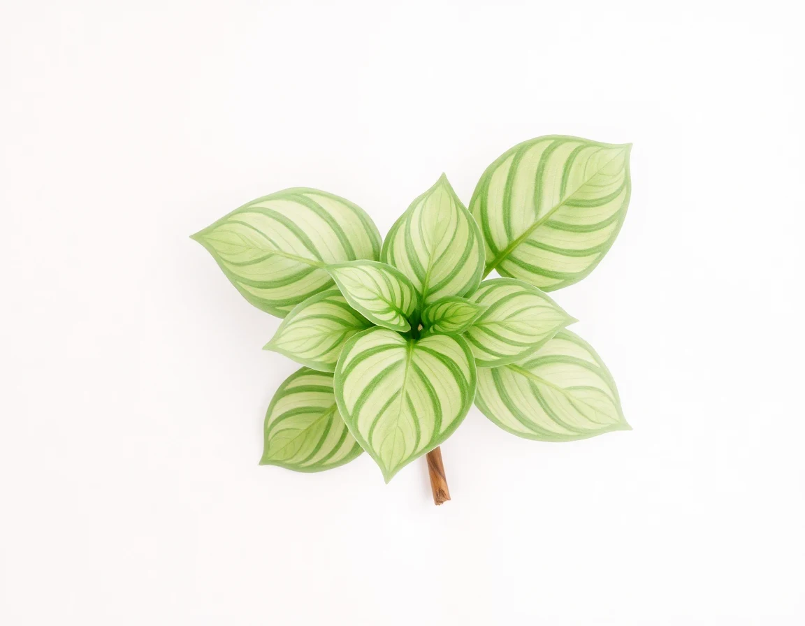 Watercolor illustration of Hosta 'Tall Twister'